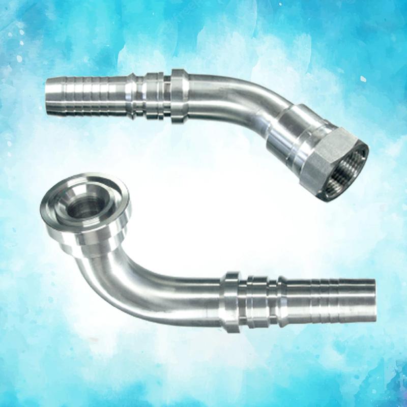 Flanşlı 90 Derece Hidrolik Rakor