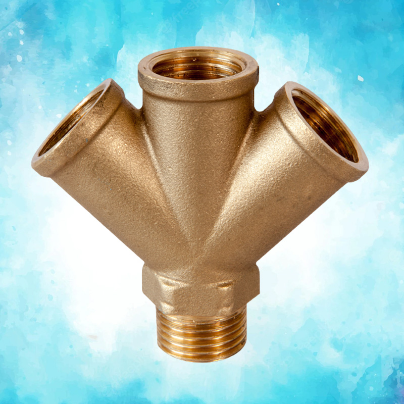 Sarı Pirinç Üçlü Çatal Bağlantı Elemanları