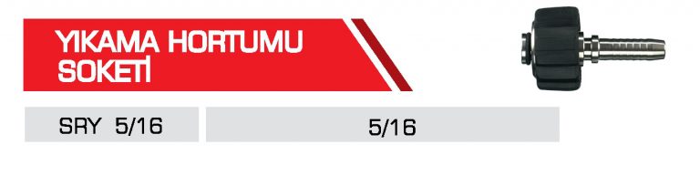 Yıkama Hortumu Soketi Hidrolik Rakor